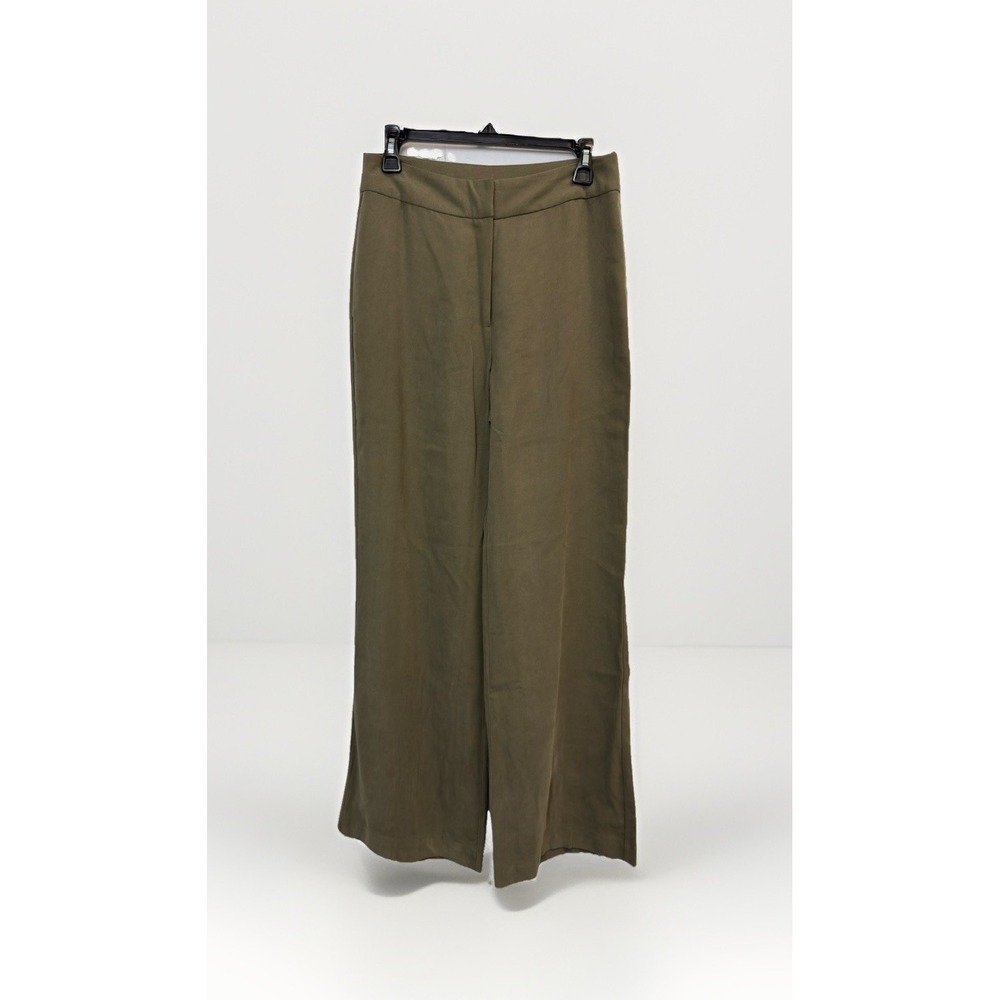 Tuckernuck Women's Size 6 Wide‎ Leg Pants Olive Green 30X32 Side Pockets